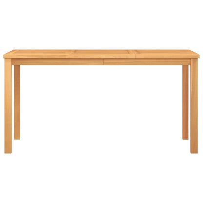 7 Piece Garden Dining Set Solid Wood Teak