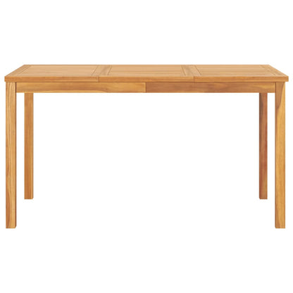 Garden Dining Set | Natural Teak | 7 Piece | Stackable | Rectangular