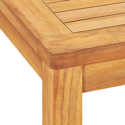 Garden Dining Set | Natural Teak | 7 Piece | Stackable | Rectangular