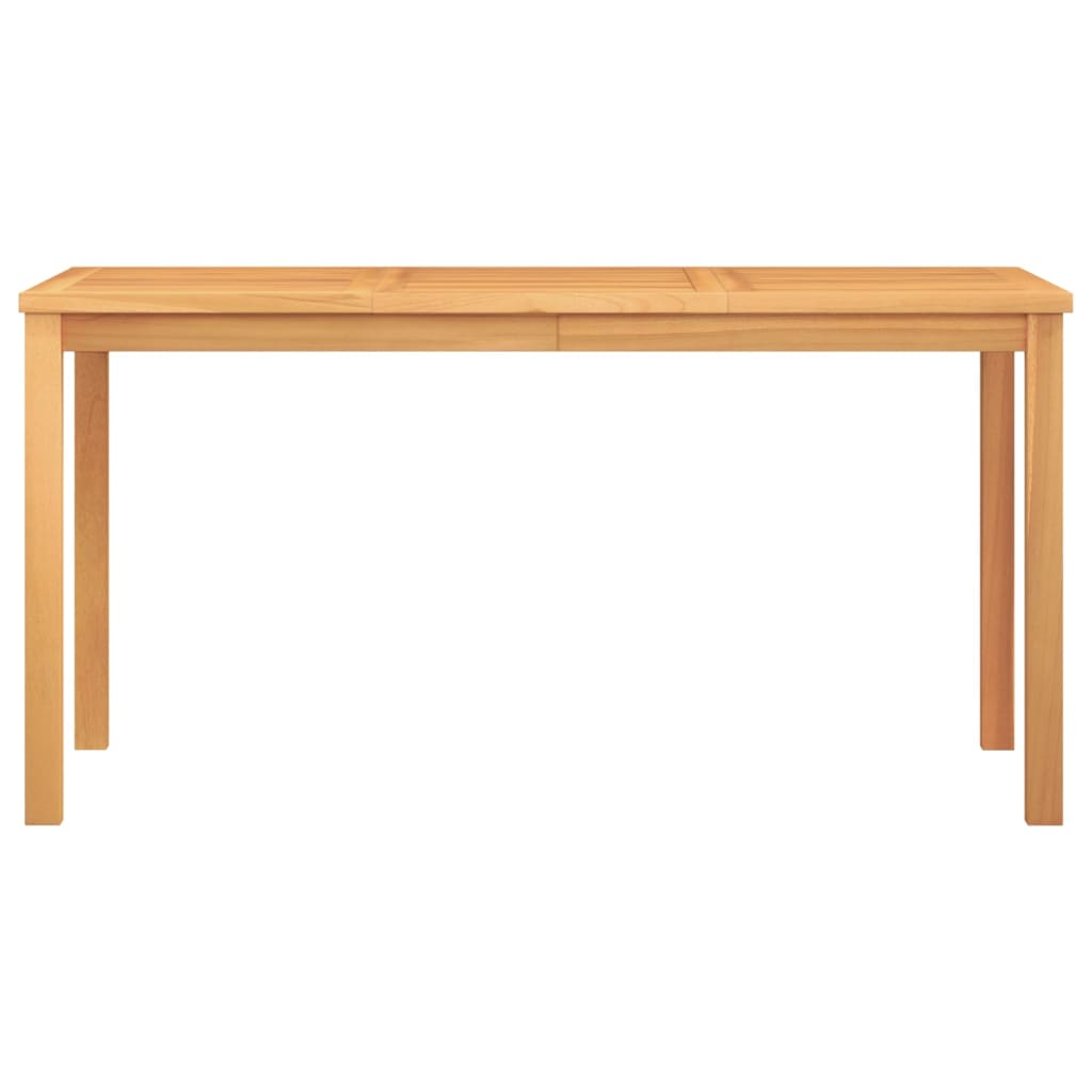 7 Piece Garden Dining Set Solid Wood Teak