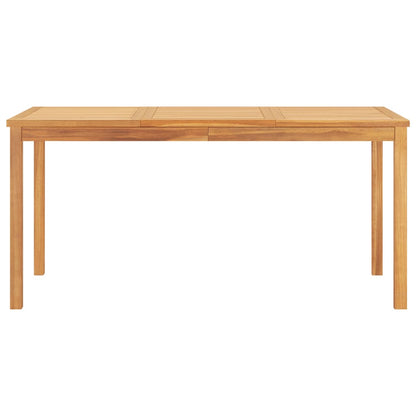 7 Piece Garden Dining Set Solid Wood Teak