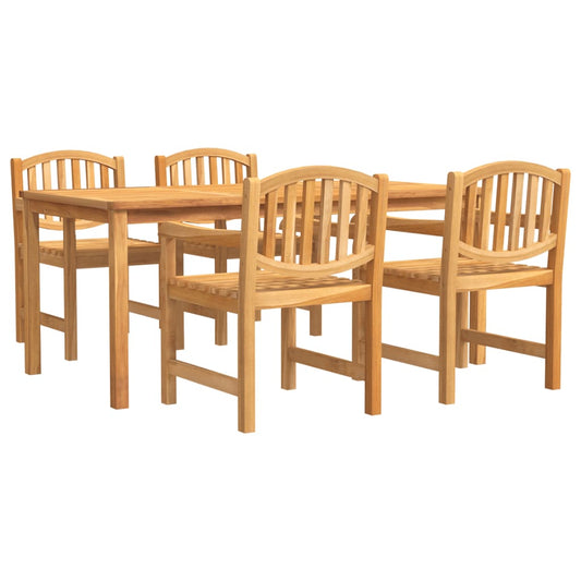 Garden Dining Set | Teak Brown | Solid Teak Wood | Large | Stackable