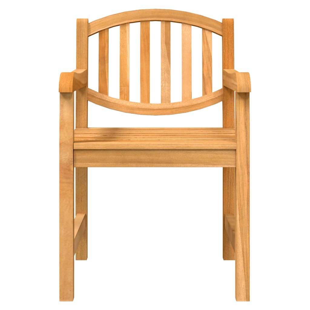Garden Dining Set | Teak Brown | Solid Teak Wood | Large | Stackable