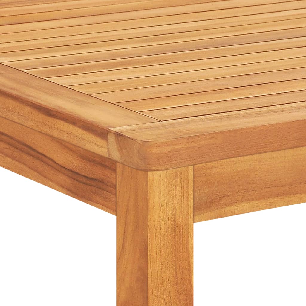 Garden Dining Set | Teak Brown | Solid Teak Wood | Large | Stackable
