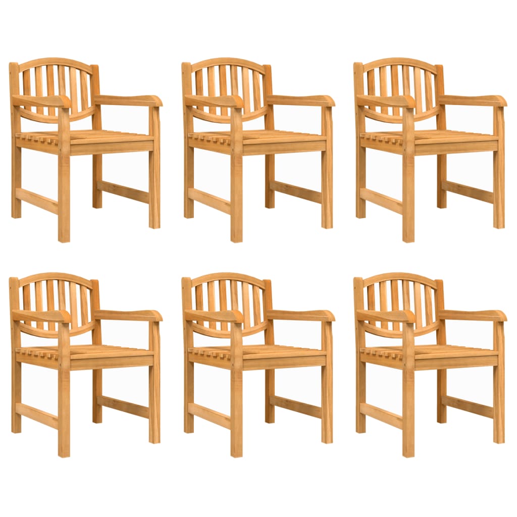 Garden Dining Set | Teak | Solid Teak Wood | Large | Stackable