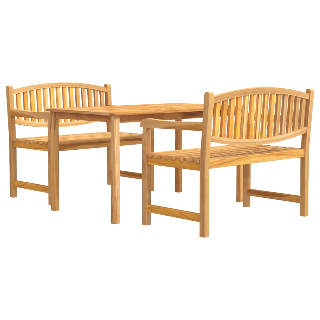 Garden Dining Set | Teak | Solid teak wood | Regular | Stackable