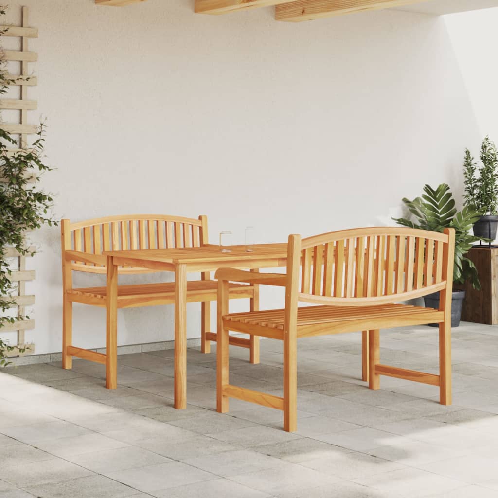 Garden Dining Set | Teak | Solid teak wood | Regular | Stackable