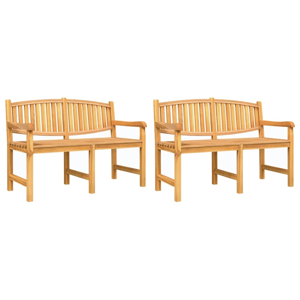 Garden Dining Set | Solid teak wood | Large | Stackable