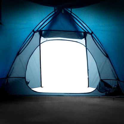Camping Tent Dome 2-Person Blue Waterproof