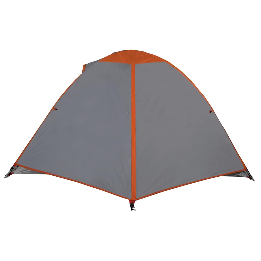 Camping Tent Dome 2-Person Orange Waterproof
