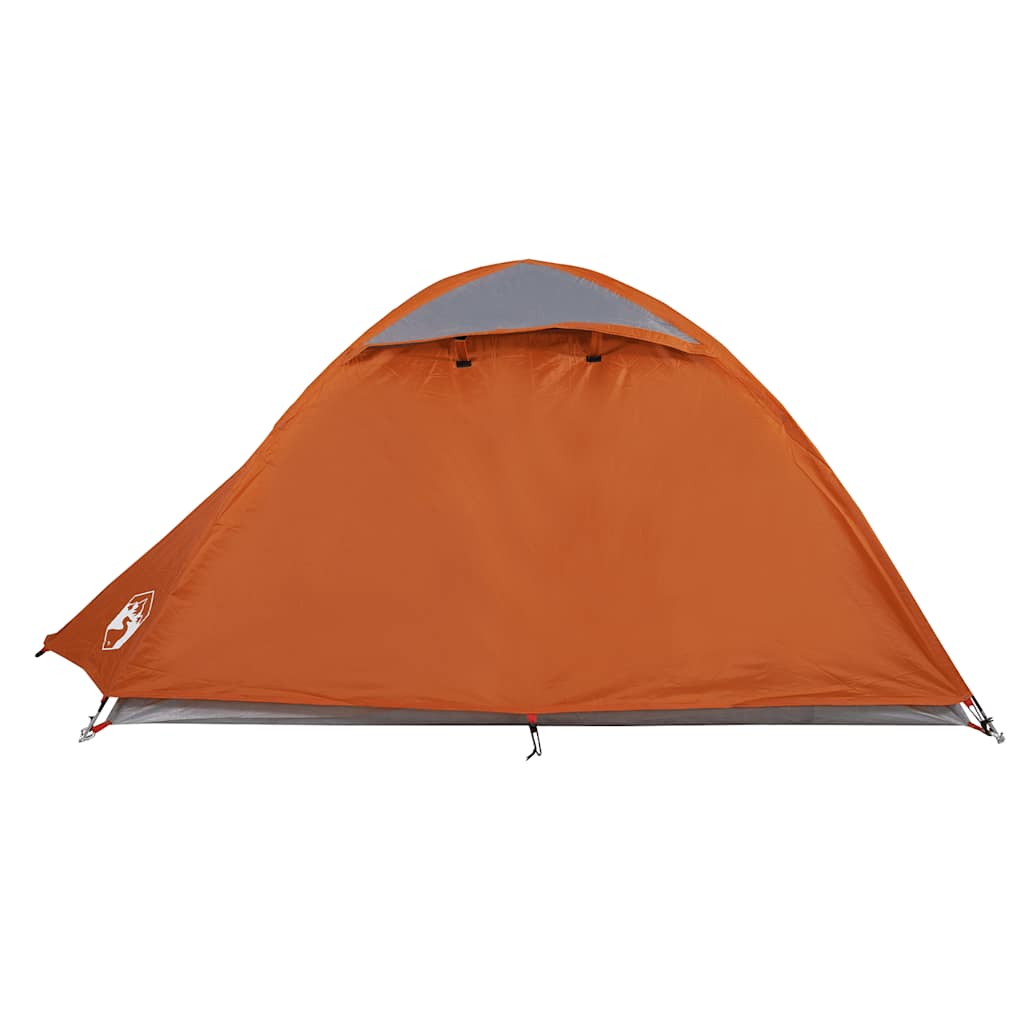 Camping Tent Dome 2-Person Orange Waterproof