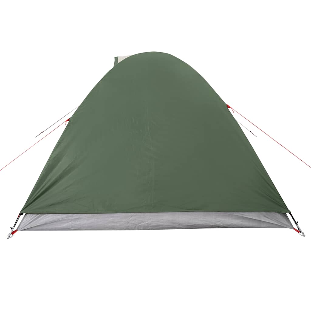 Camping Tent Dome 3-Person Green Waterproof