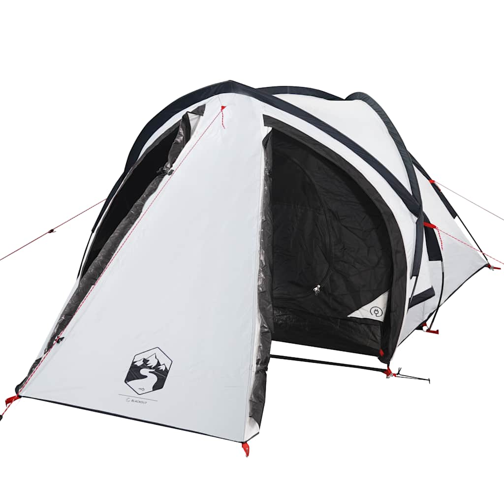 Camping Tent Dome 2-Person White Blackout Fabric Waterproof