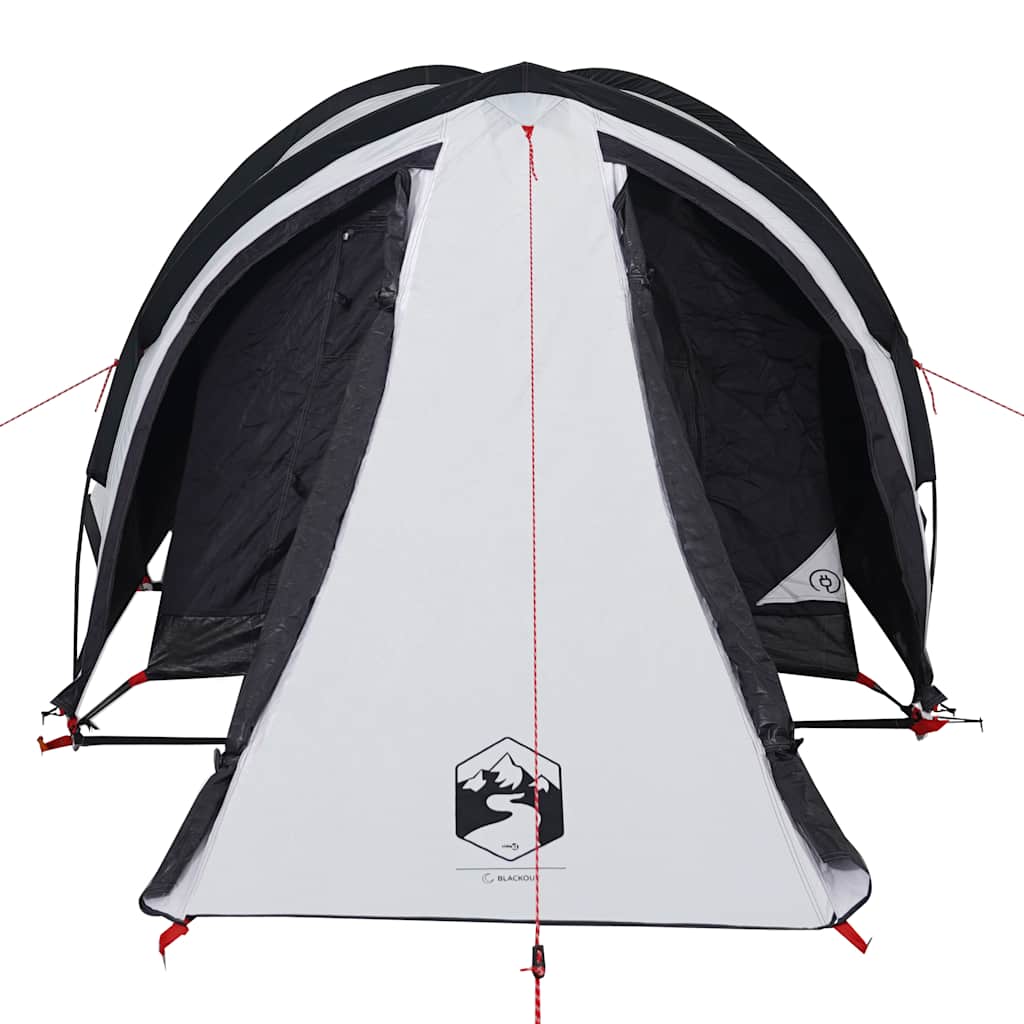 Camping Tent Dome 2-Person White Blackout Fabric Waterproof
