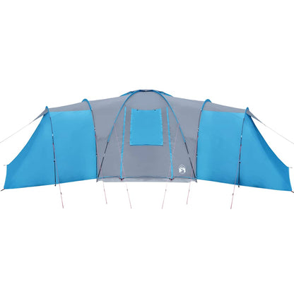 Family Tent Dome 12-Person Blue Waterproof