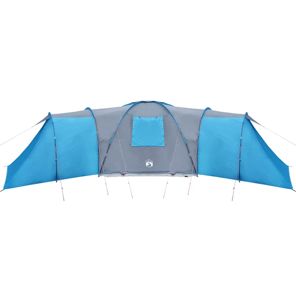 Family Tent Dome 12-Person Blue Waterproof