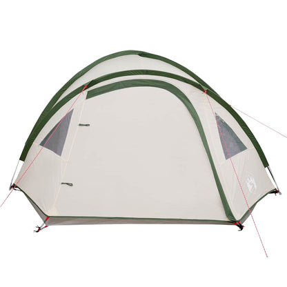 Camping Tent Dome 4-Person Green Waterproof