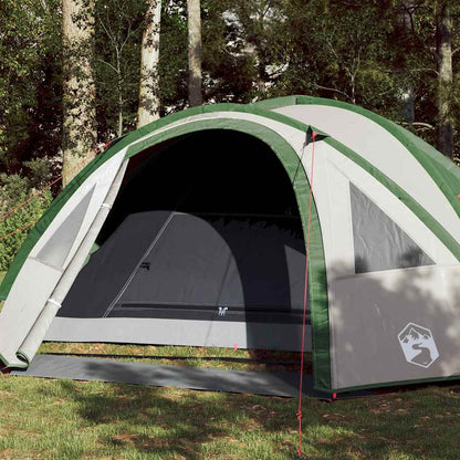 Camping Tent Dome 4-Person Green Waterproof