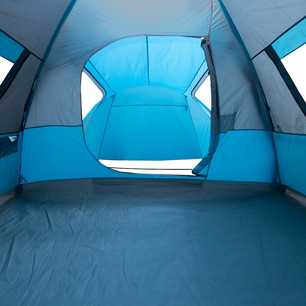 Family Tent Dome 6-Person Blue Waterproof
