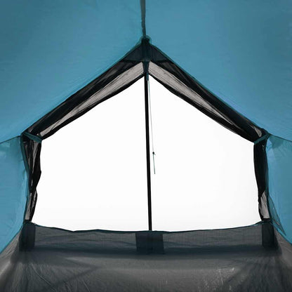 Camping Tent 2-Person Blue Waterproof