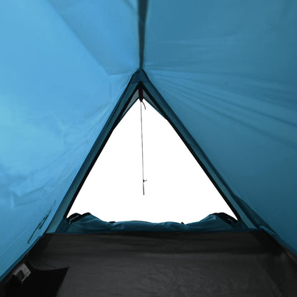 Camping Tent 2-Person Blue Waterproof