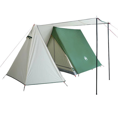 Camping Tent 3-Person Green Waterproof