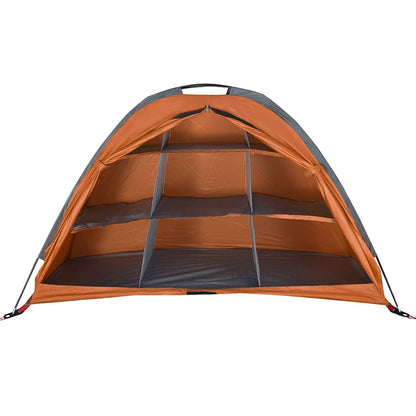 Storage Tent 9 Compartments Grey and Orange Waterproof