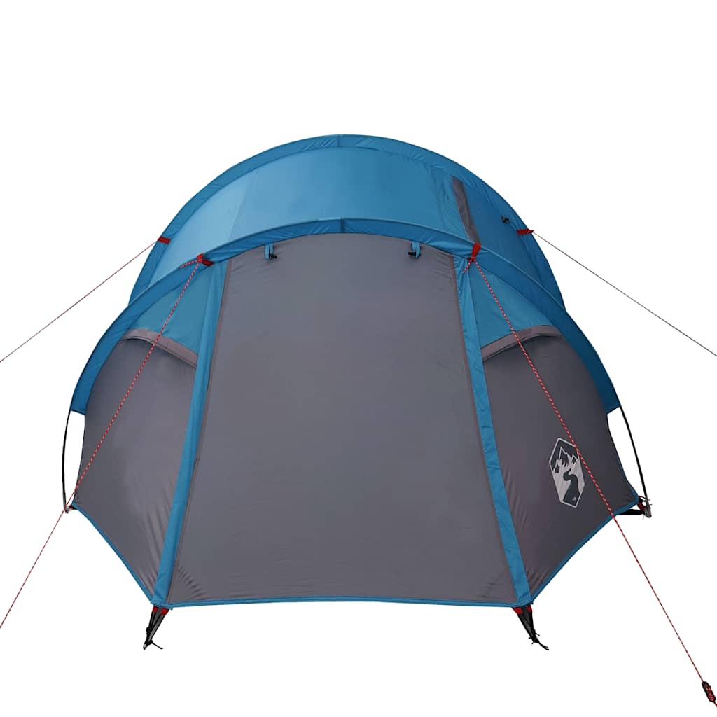 Camping Tent Tunnel 2-Person Blue Waterproof