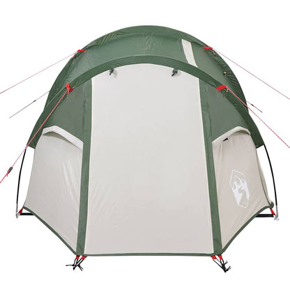 Camping Tent Tunnel 3-Person Green Waterproof