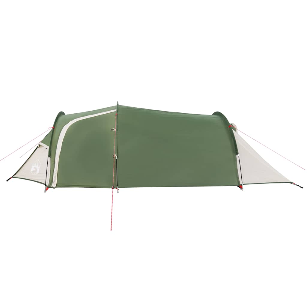Camping Tent Tunnel 3-Person Green Waterproof