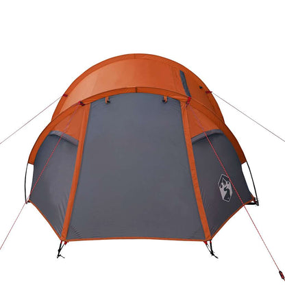 Camping Tent Tunnel 3-Person Orange Waterproof