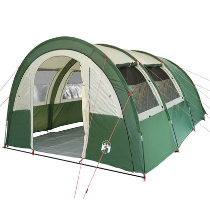 Camping Tent Tunnel 4-Person Green Waterproof