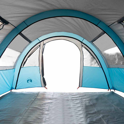 Camping Tent Tunnel 4-Person Blue Waterproof