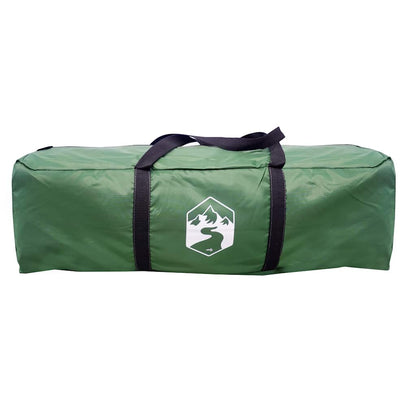 Camping Tent with Porch 4-Person Green Waterproof