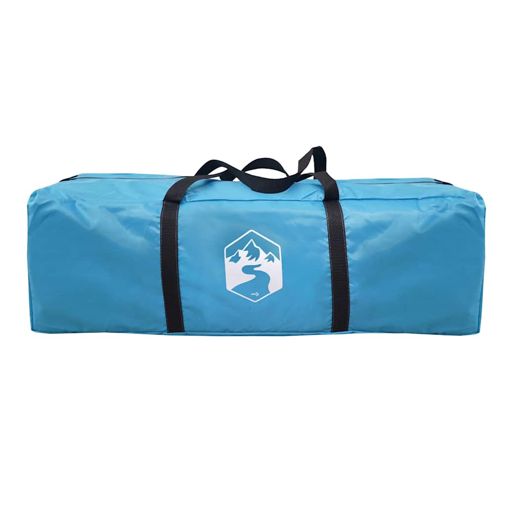 Family Tent with Porch 6-Person Blue Waterproof