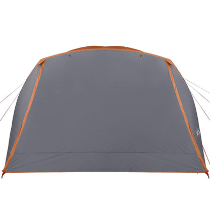 Family Tent with Porch 6-Person Orange Waterproof