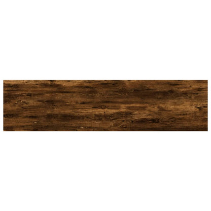 Wall Shelves 4 pcs Smoked Oak 40x10x1.5 cm Engineered Wood