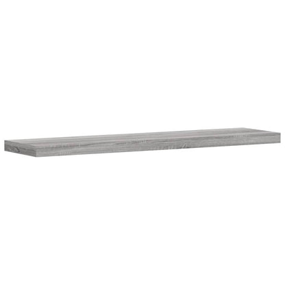 Wall Shelves 4 pcs Grey Sonoma 40x10x1,5 cm Engineered Wood