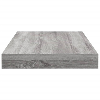 Wall Shelves 4 pcs Grey Sonoma 40x10x1.5 cm Engineered Wood