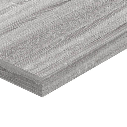 Wall Shelves 4 pcs Grey Sonoma 40x10x1,5 cm Engineered Wood