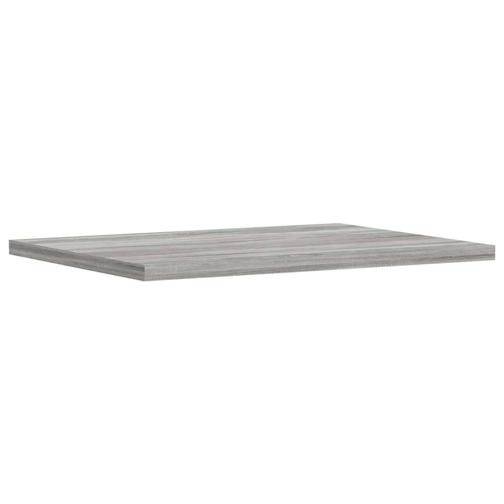 Wall Shelves 4 pcs Grey Sonoma 40x30x1.5 cm Engineered Wood