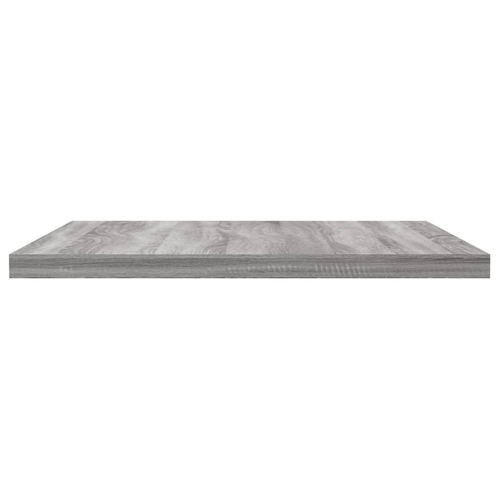 Wall Shelves 4 pcs Grey Sonoma 40x30x1.5 cm Engineered Wood