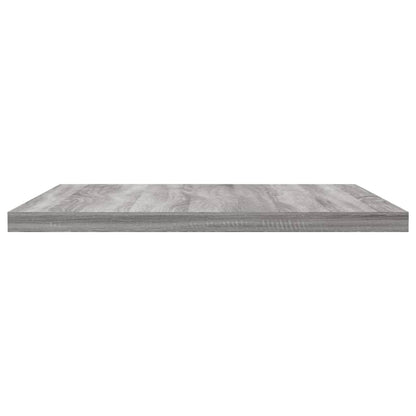 Wall Shelves 4 pcs Grey Sonoma 40x30x1.5 cm Engineered Wood