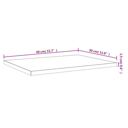 Wall Shelves 4 pcs Grey Sonoma 40x30x1.5 cm Engineered Wood