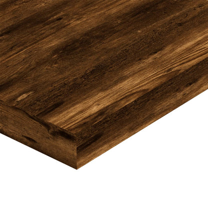Wall Shelves 4 pcs Smoked Oak 60x10x1.5 cm Engineered Wood