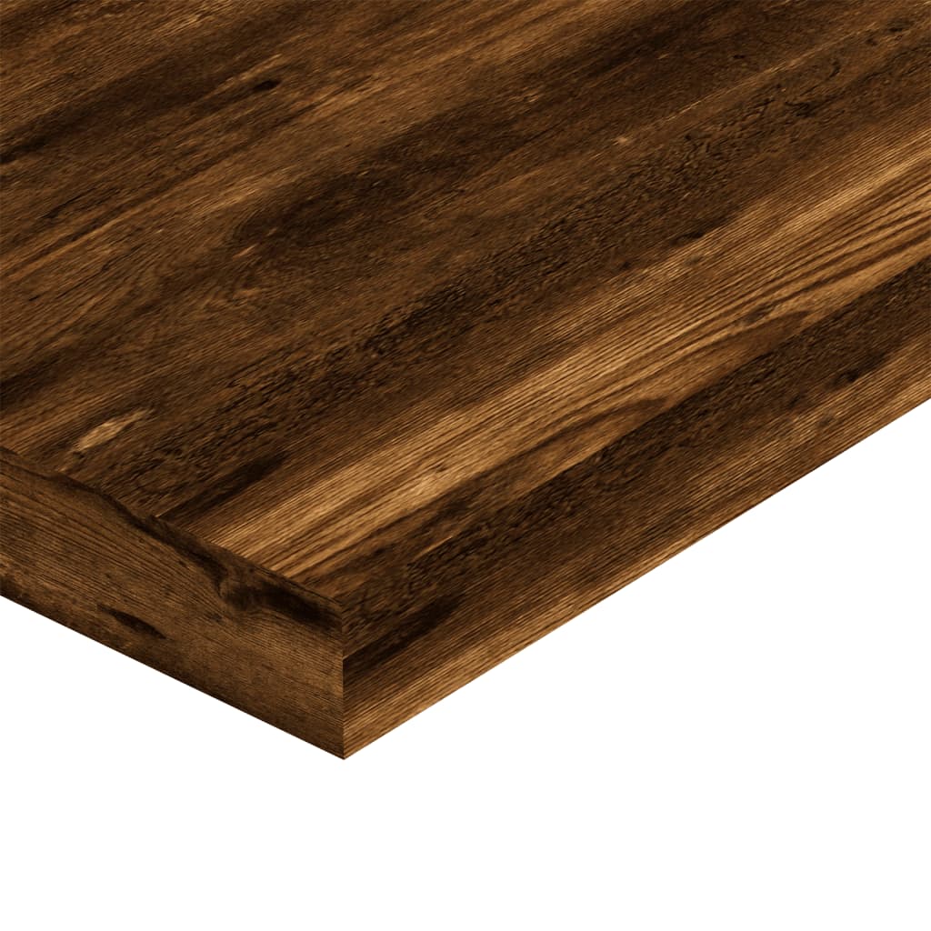 Wall Shelves 4 pcs Smoked Oak 60x10x1,5 cm Engineered Wood