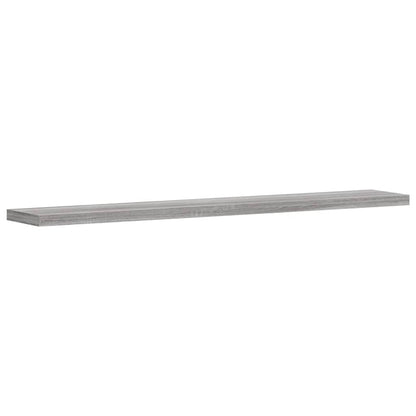 Wall Shelves 4 pcs Grey Sonoma 60x10x1,5 cm Engineered Wood