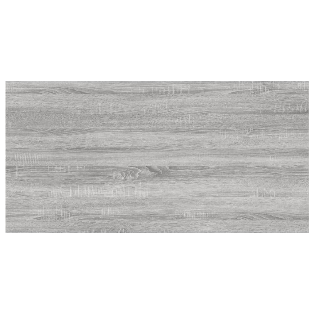 Wall Shelves 4 pcs Grey Sonoma 60x30x1.5 cm Engineered Wood