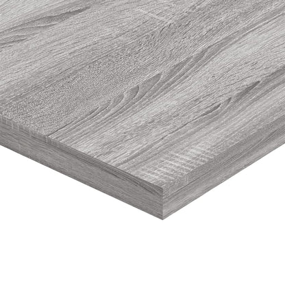 Wall Shelves 4 pcs Grey Sonoma 60x30x1,5 cm Engineered Wood
