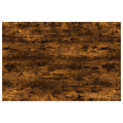 Wall Shelves 4 pcs Smoked Oak 60x40x1,5 cm Engineered Wood